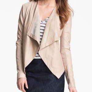 Real 100% Leather Jacket in Tan